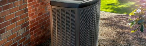 AC outside a Nashua, NH home