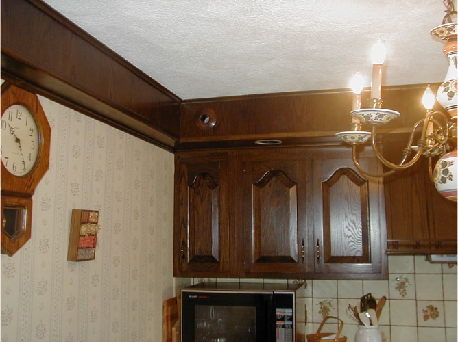 High Velocity Unit Installation Inside of a house