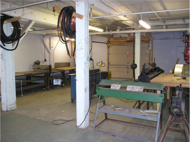 Warehouse full of HVAC tools