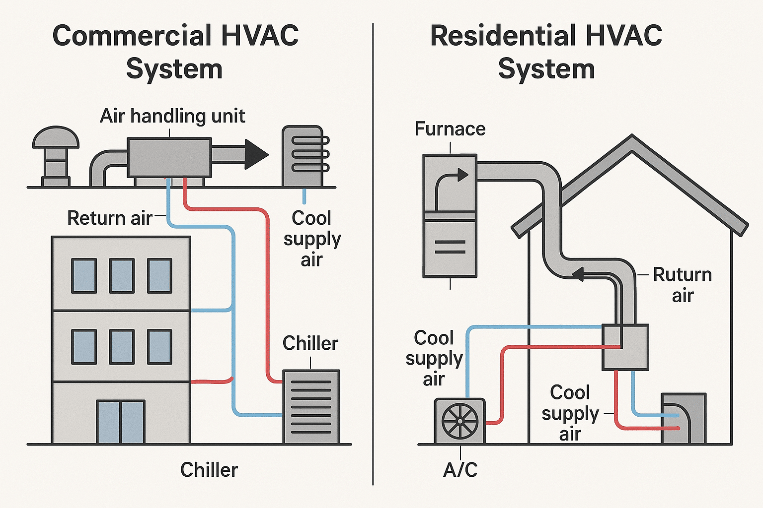Residential vs Commercial HVAC Nashua NH