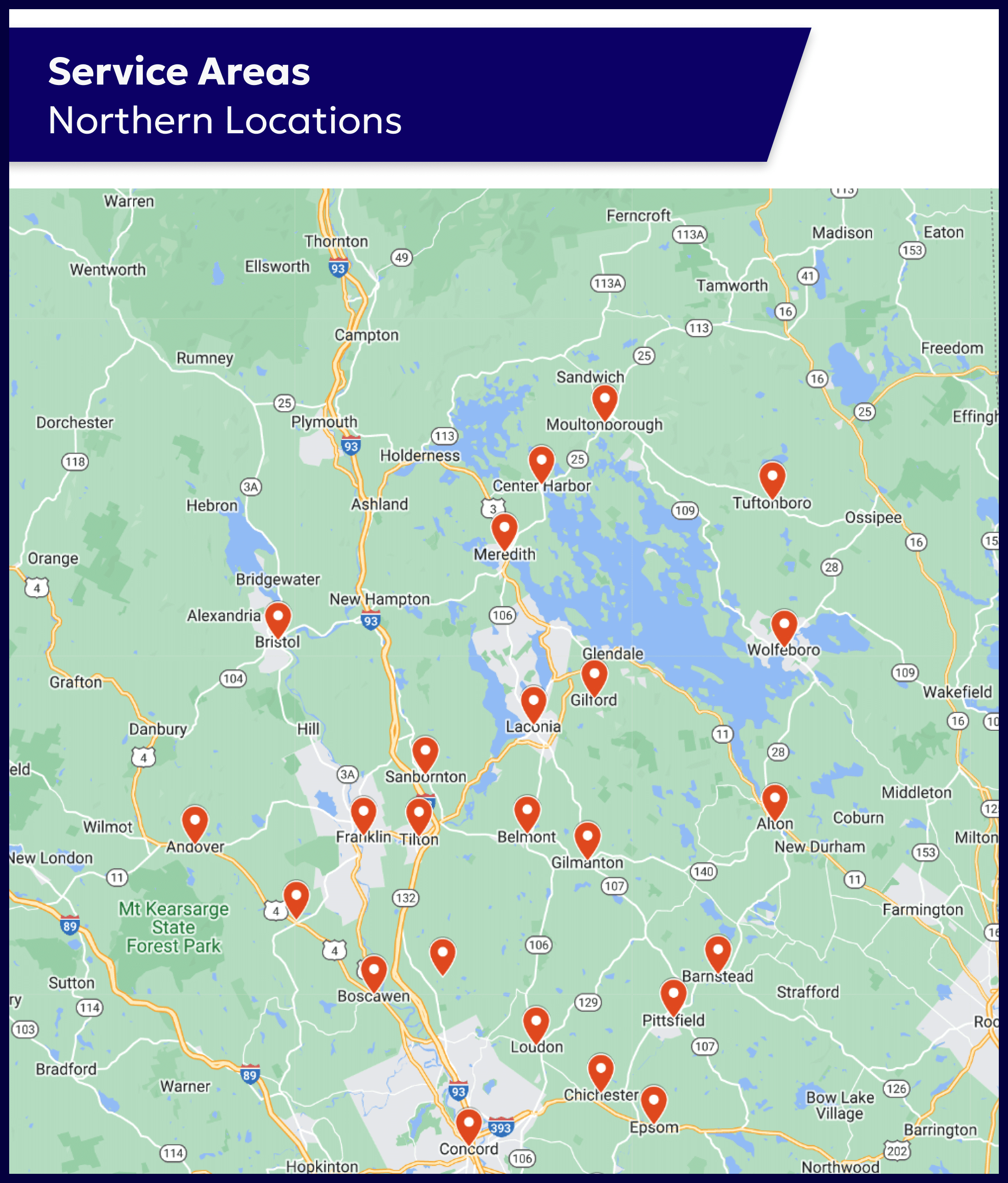 Service Areas-Northern