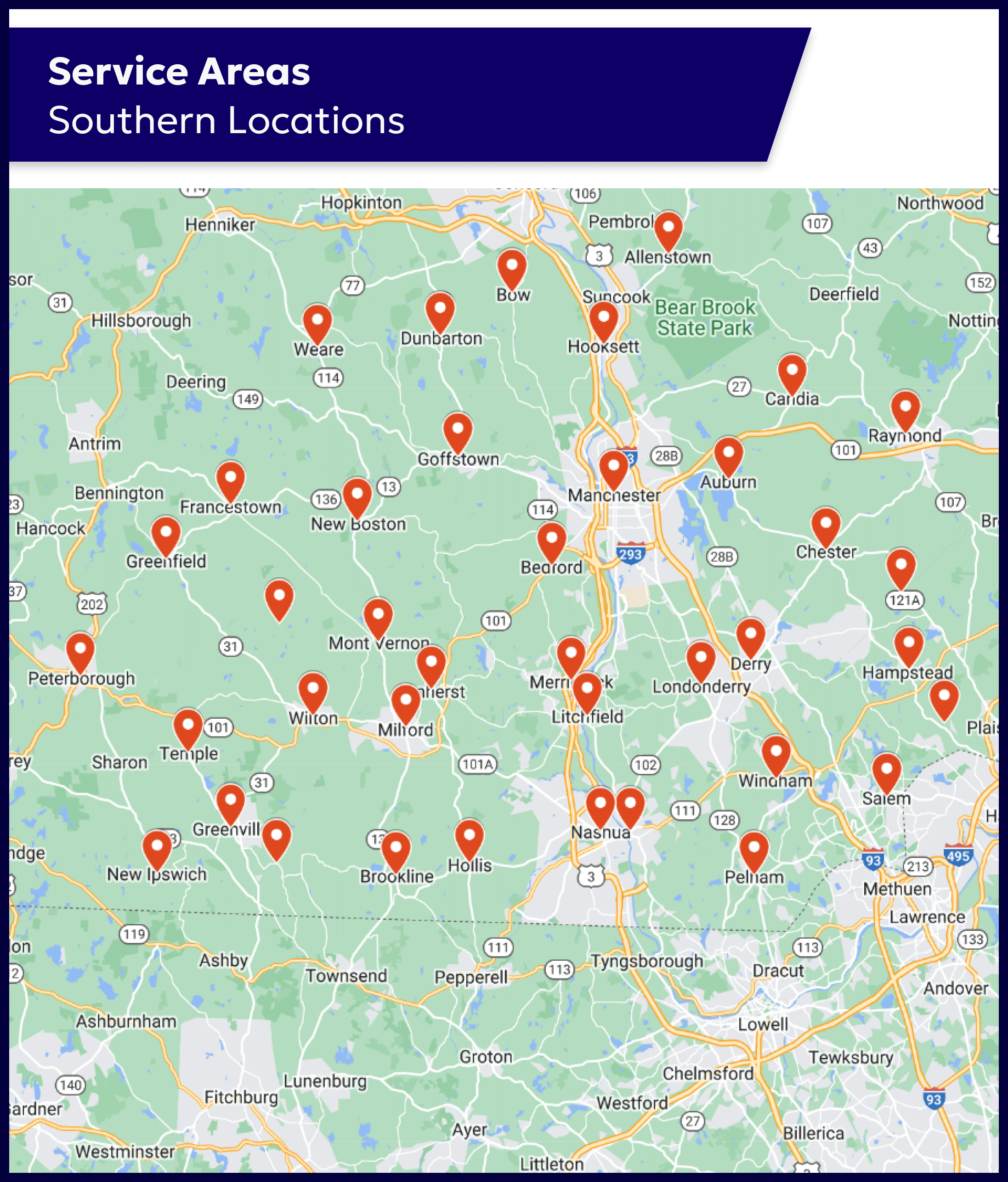 Service Areas-Southern