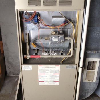 old furnace needing to be replaced